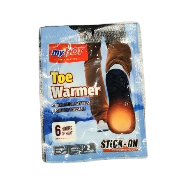 MY HOT Toe Warmer זוג שקיות חימום לאצבעות הרגליים MY HOT