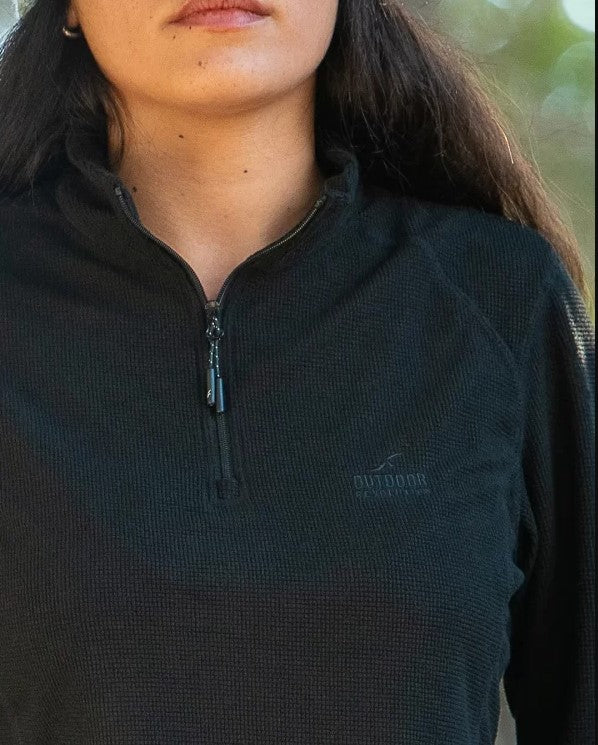 Outdoor Revolution NORA חולצת פליז רבע רוכסן לנשים