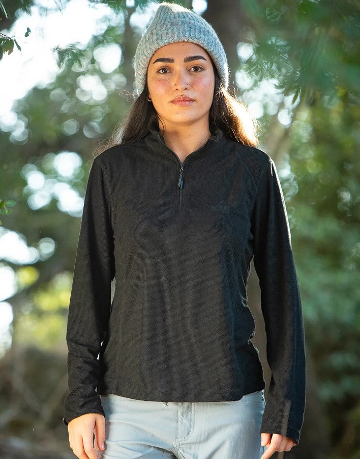 Outdoor Revolution NORA חולצת פליז רבע רוכסן לנשים