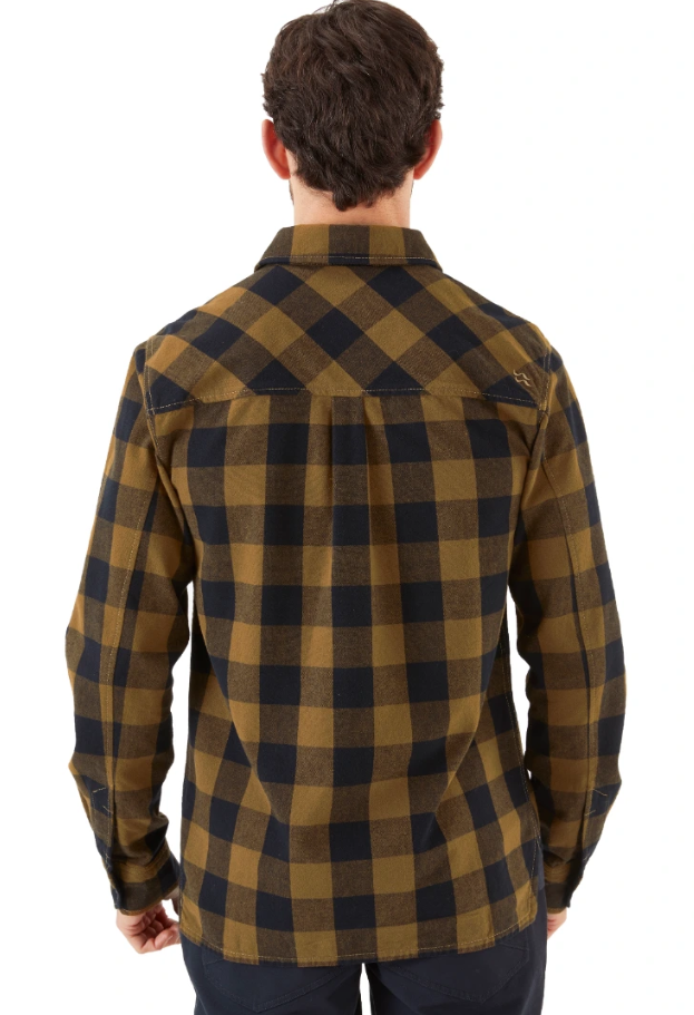 RAB Boundary חולצה מכופתרת משבצות באונדרי ראב גברים