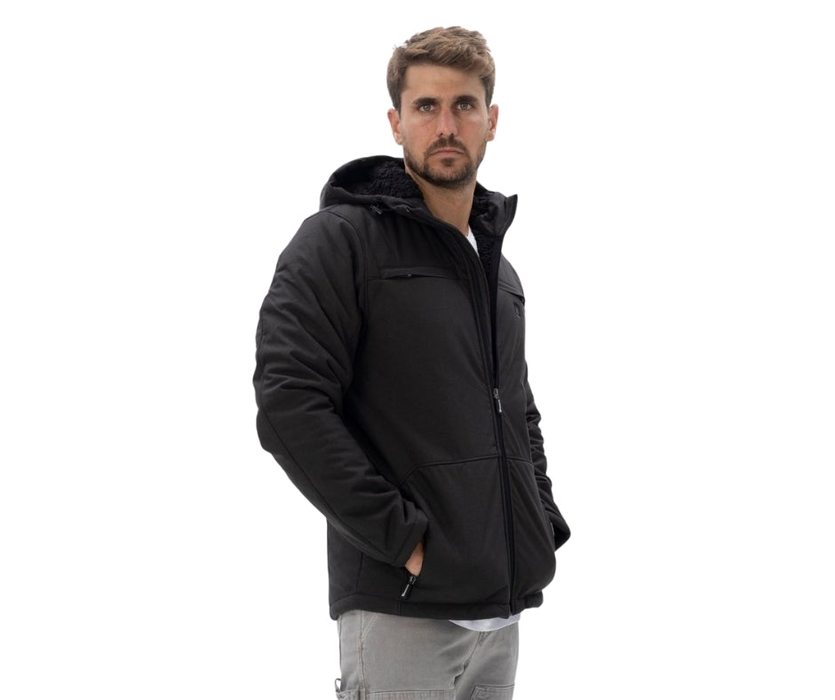 REDBACK Blue Lake Furry Hoddie Softshell ג'קט סופטשל גברים