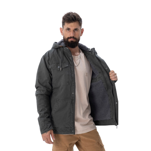 REDBACK Drover Canvas Jacket ג'קט פרווה גברים