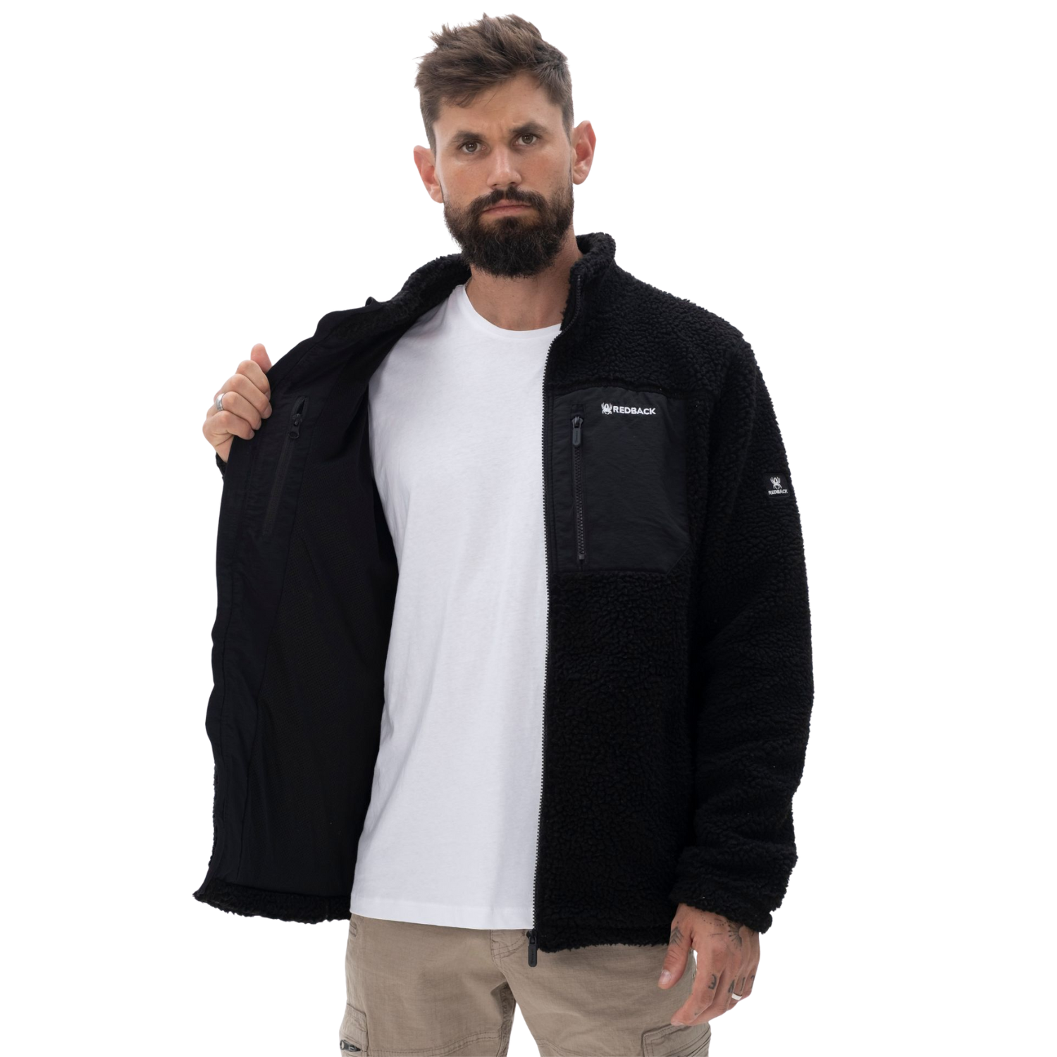 REDBACK Sherpa Lite Fleece מעיל פליז גברים
