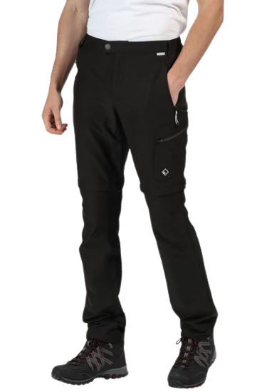 REGATTA Highton Zip Off מכנסי טיולים מתפרק גברים