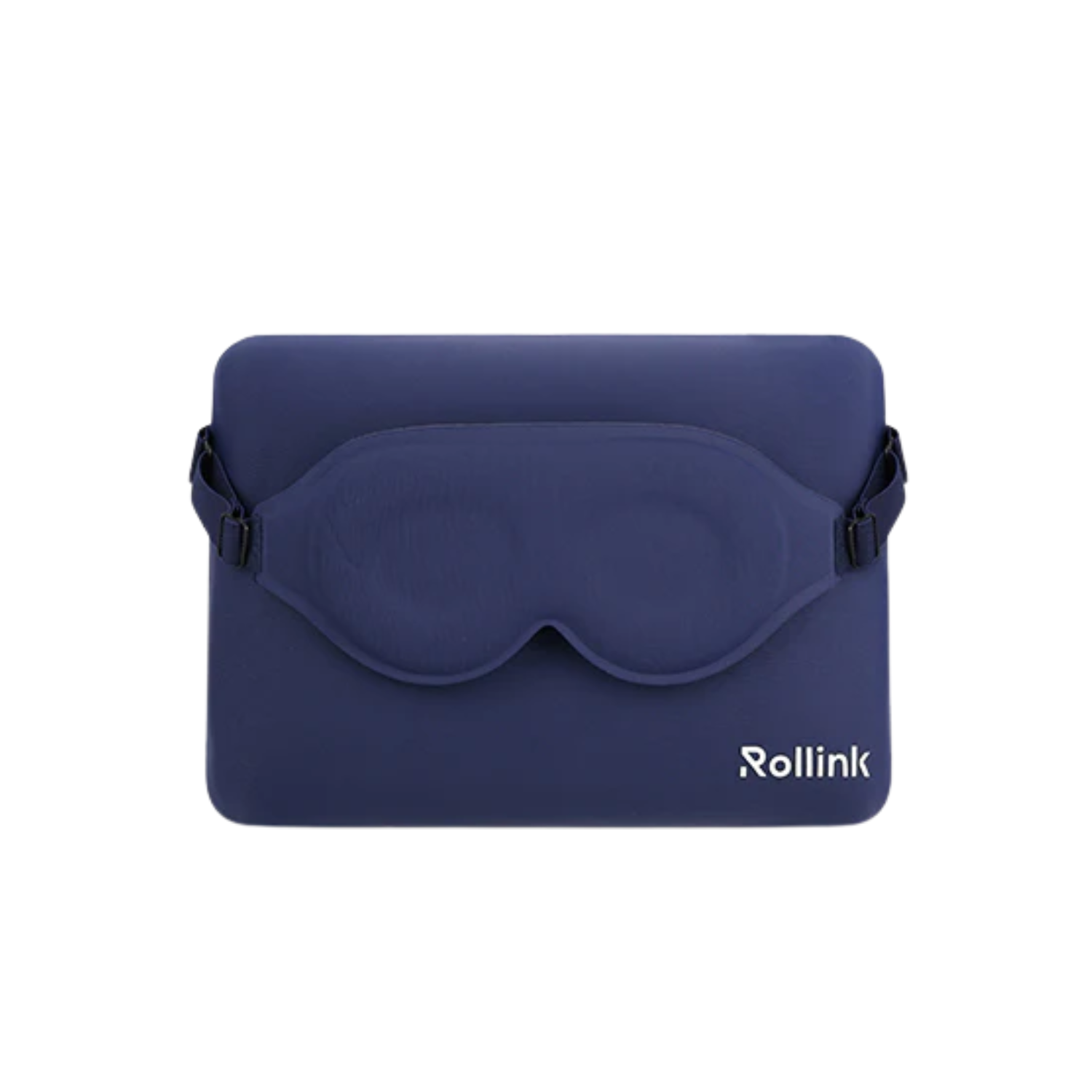 ROLLINK כרית ויסקו לנסיעות עם כיסוי עיניים