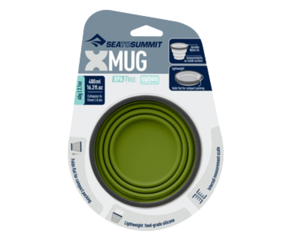 SEA TO SUMMIT X-MUG כוס סיליקון מתקפלת 480 מ"ל