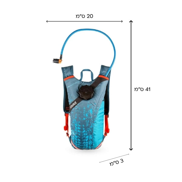 SOURCE Durapack Pro שלוקר/ מנשא מים שורש דורפאק פרו 3 ליטר