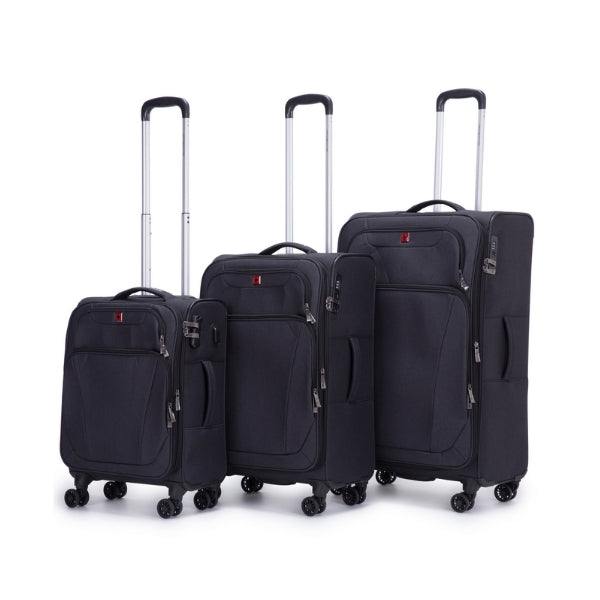 SWISS ALPINE 20" מזוודת טרולי בד SWISS
