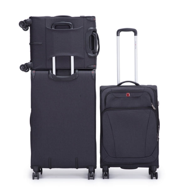 SWISS ALPINE 20" מזוודת טרולי בד SWISS