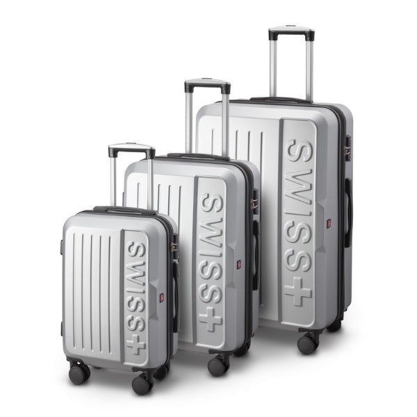 20/24/28 SWISS LAUSANNE סט שלוש מזוודות קשיחות סוויס SWISS LAUSANNE