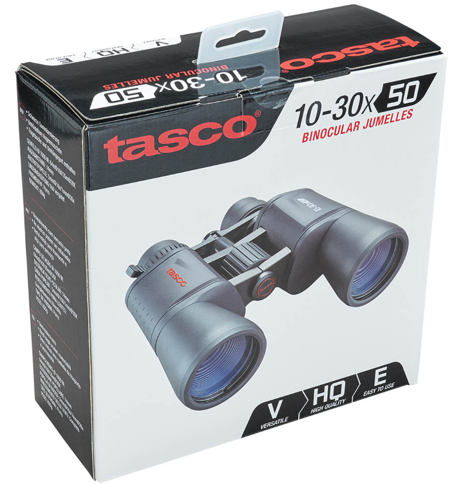 TASCO Essentials Binocular 10-30x50  משקפת שדה מקצועית טסקו