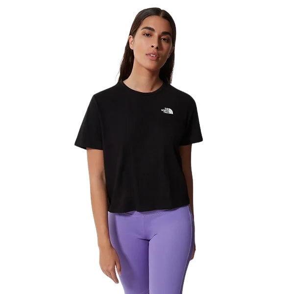 The North Face FOUNDATION CROP חולצת טי קצרה קרופ נשים The North Face