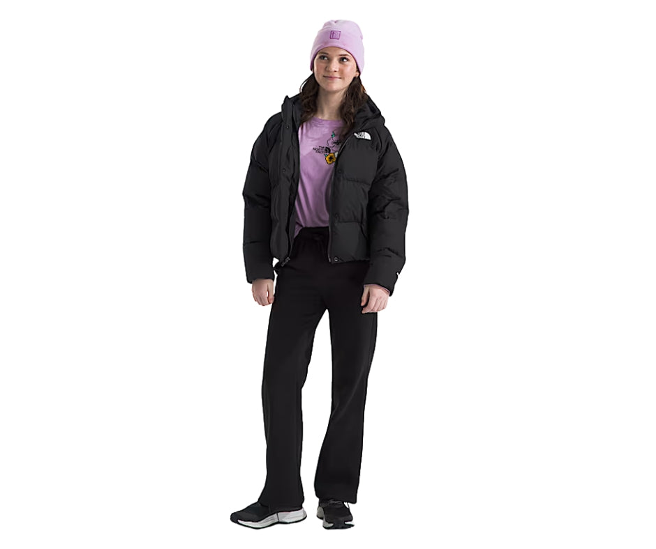 The North Face GIRLS NORTH HOODED JACKET מעיל פוך לבנות