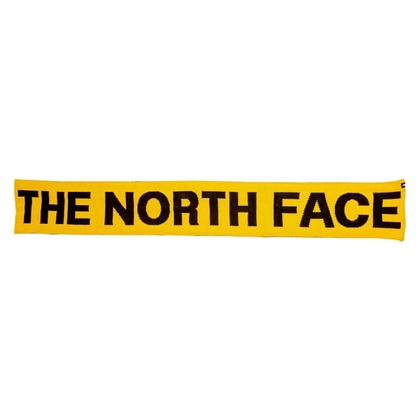 THE NORTH FACE LOGO SCARF צעיף לוגו שחור צהוב The North Face