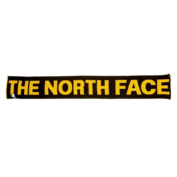 THE NORTH FACE LOGO SCARF צעיף לוגו שחור צהוב The North Face