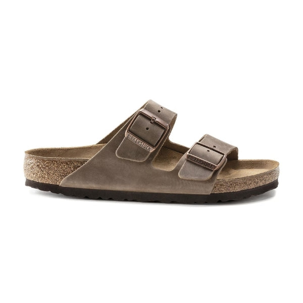 BIRKENSTOCK Arizona Leather Oiled Leather כפכפי בירקנשטוק מעור משומן אריזונה גברים