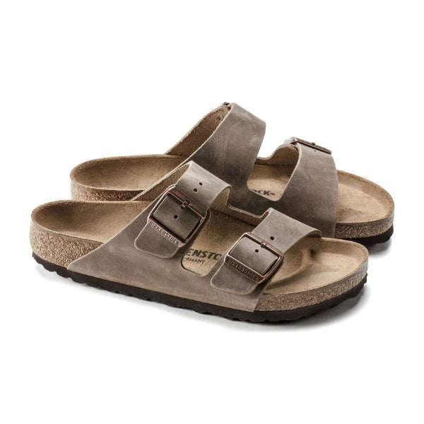 BIRKENSTOCK Arizona Leather Oiled Leather כפכפי בירקנשטוק מעור משומן אריזונה גברים