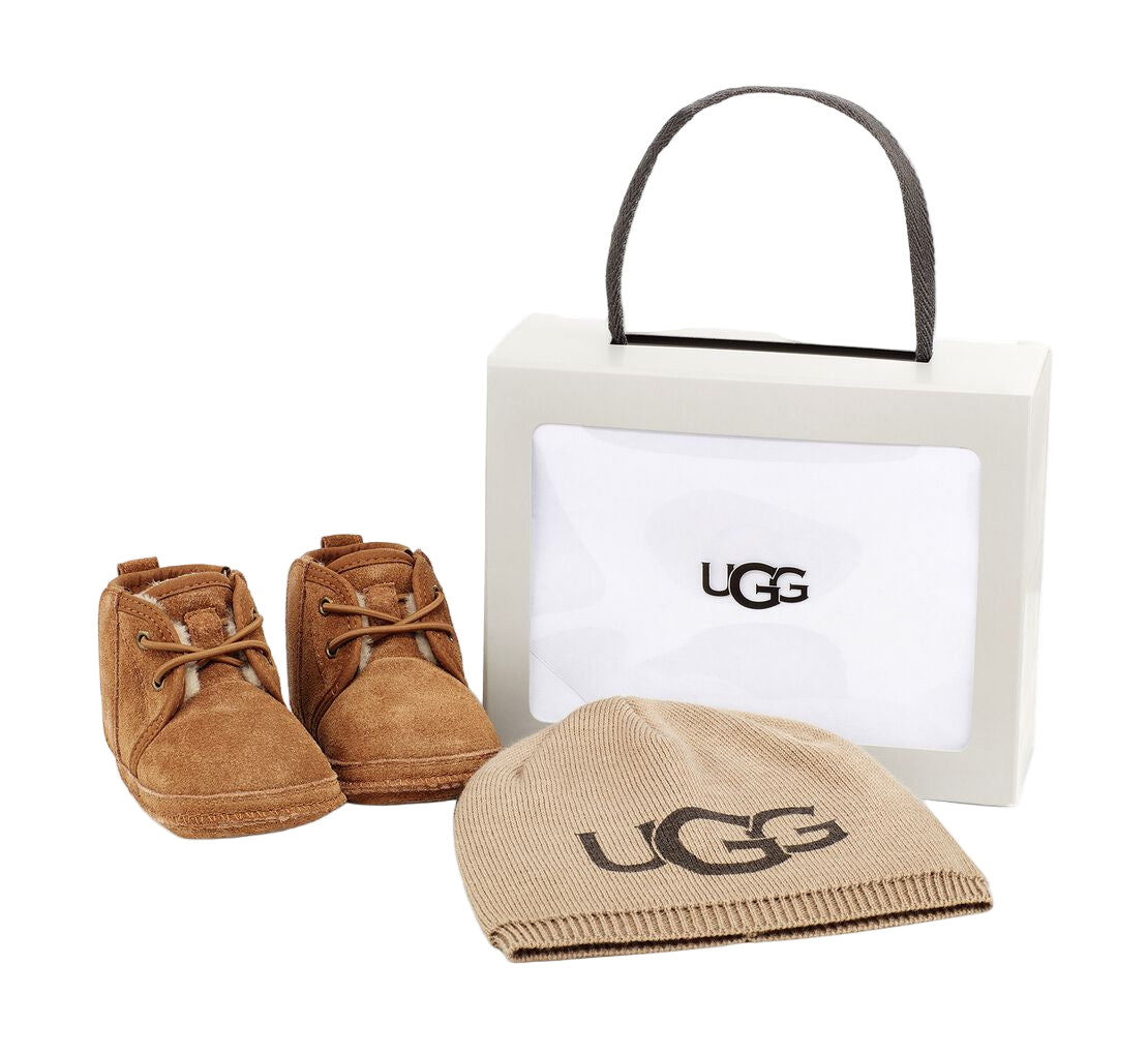 UGG Baby Neunel And Beanie מארז פרוותי לתינוק האג
