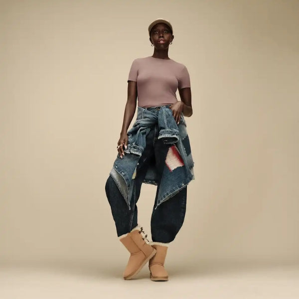 UGG Bailey Bow מגפי פרווה האג ביילי בו נשים UGG