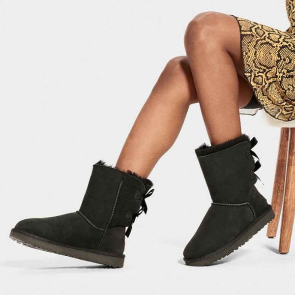 UGG Bailey Bow מגפי פרווה האג ביילי בו נשים UGG
