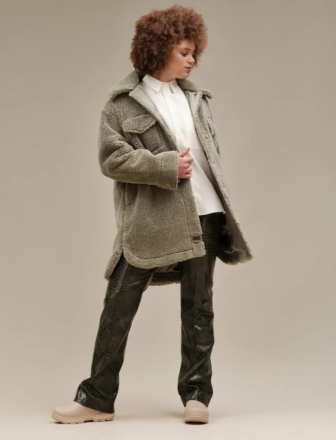 UGG FRANKIE UggFluff ShirtJacket ג'קט פרווה פרנקי האג נשים