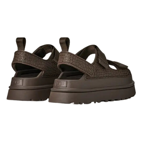 UGG GoldenGlow Embossed סנדלי פלטפורמה גולדן גלואו נשים