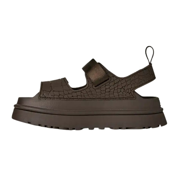 UGG GoldenGlow Embossed סנדלי פלטפורמה גולדן גלואו נשים