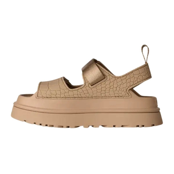 UGG GoldenGlow Embossed סנדלי פלטפורמה גולדן גלואו נשים