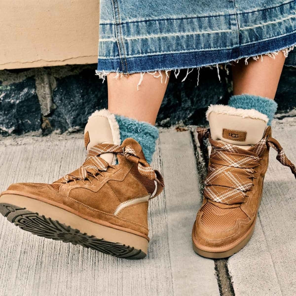 UGG Highmel נעלי סניקרס פרווה גבוהות האג היימל נשים UGG