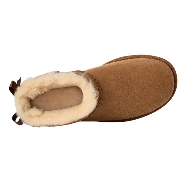 UGG Ultra Mini Bailey Bow מגפי פרווה האג ביילי בו נשים UGG