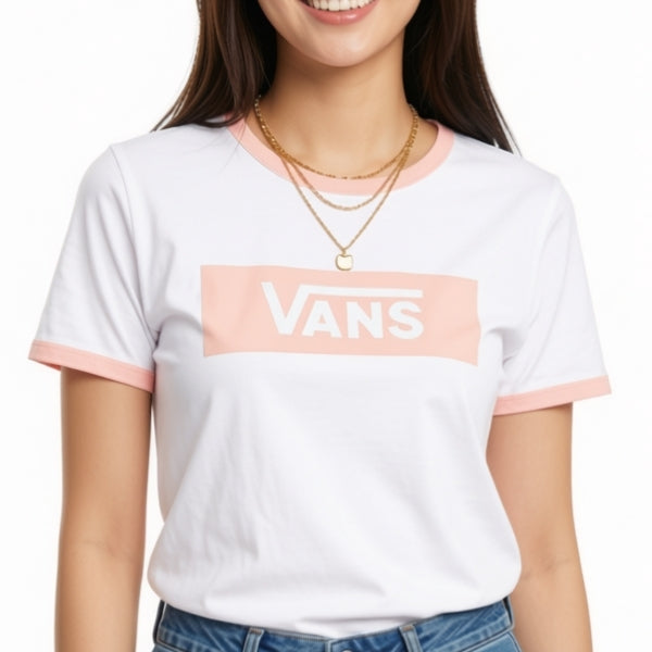 VANS OPEN ROAD חולצת טי קצרה ואנס לנשים VANS