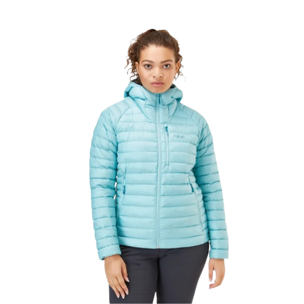 RAB Microlight Alpine Down Jacket מעיל פוך עם כובע מיקרולייט נשים