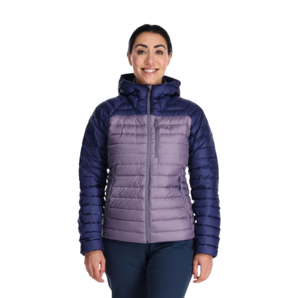RAB Microlight Alpine Down Jacket מעיל פוך עם כובע מיקרולייט נשים