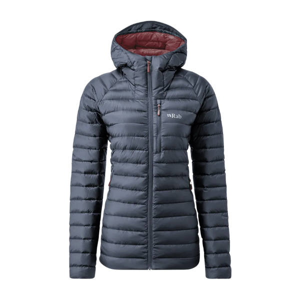 RAB Microlight Alpine Down Jacket מעיל פוך עם כובע מיקרולייט נשים
