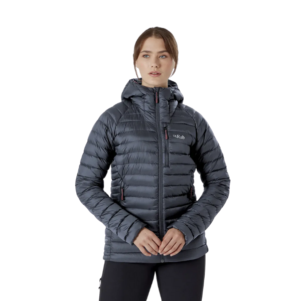 RAB Microlight Alpine Down Jacket מעיל פוך עם כובע מיקרולייט נשים