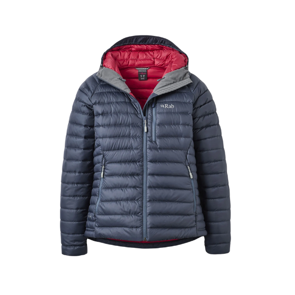 RAB Microlight Alpine Down Jacket מעיל פוך עם כובע מיקרולייט נשים