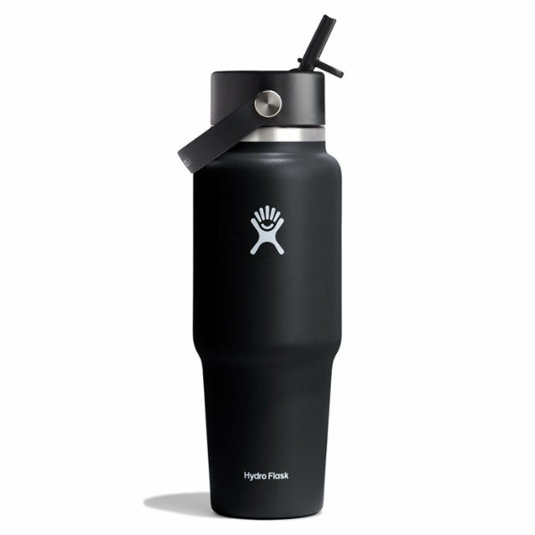 HYDRO FLASK Travel Bottle Cap בקבוק שתייה תרמוס עם קש היידרו פלאסק 946 מ"ל