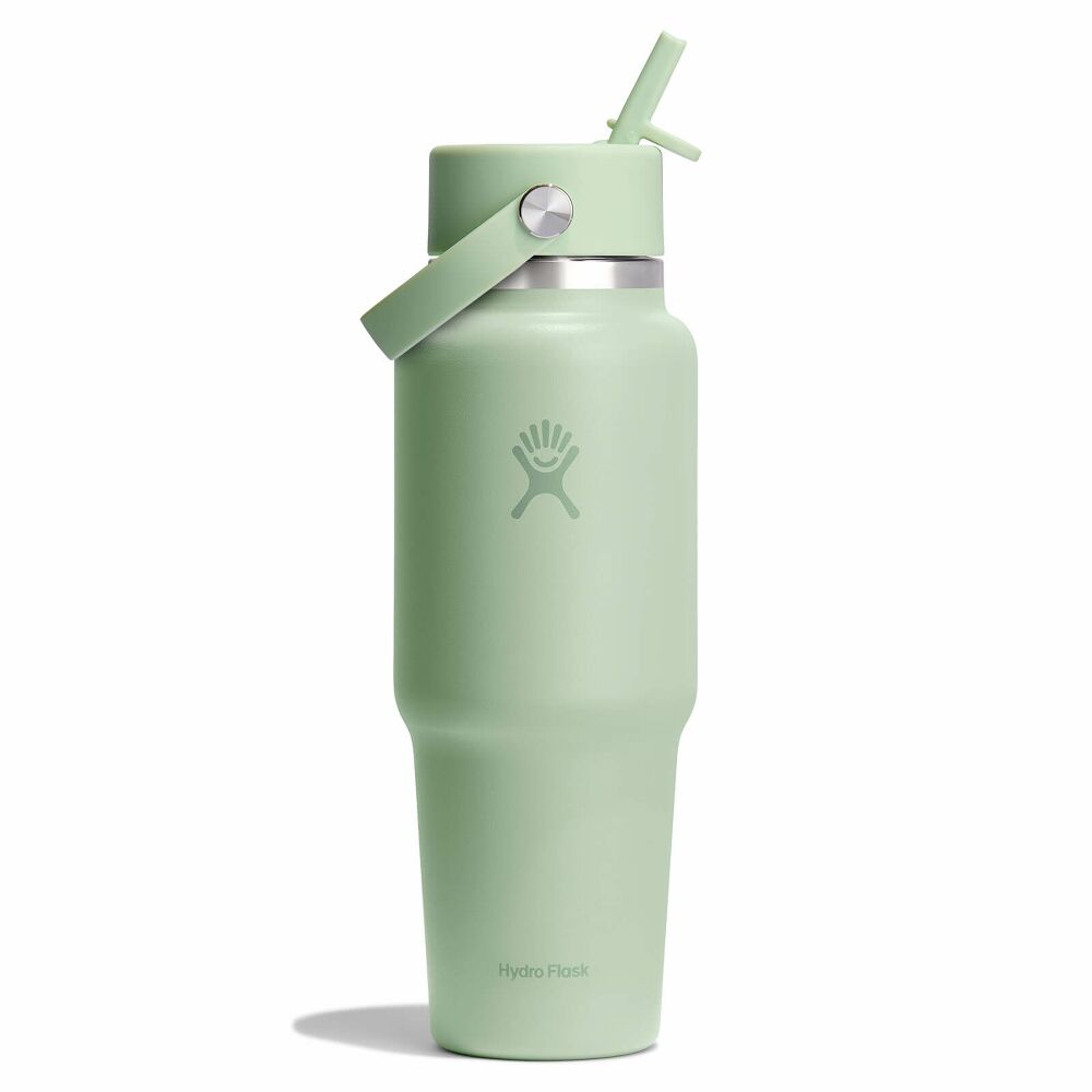 HYDRO FLASK Travel Bottle Cap בקבוק שתייה תרמוס עם קש היידרו פלאסק 946 מ"ל