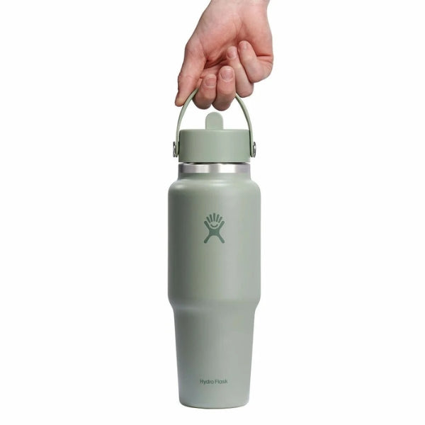 HYDRO FLASK Travel Bottle Cap בקבוק שתייה תרמוס עם קש היידרו פלאסק 946 מ"ל